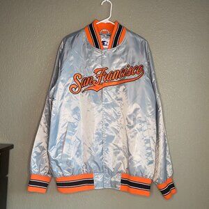 SF Giants Men's XL Gray Starter Jacket